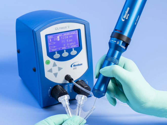 Nordson-EFD-Ultimus I-Dispensing-UV on Medical-Using-HPX